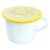 Charles Viancin Airtight Silicone Drink Covers, Set of 2, Lemon/Lime