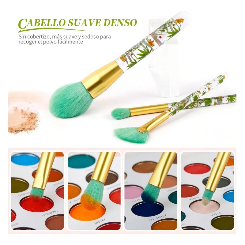 Set de 14 brochas de maquillaje Docolor P1407 P1407