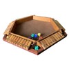 1-6 Players Shut The Box Dice Game, Wooden Board Table