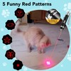 Waputne Cat Toy Pointer, USB Rechargeable with 7 Adjustable Patterns,