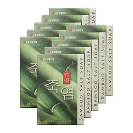 LG Bamboo Salt Soap 100g 10pcs Face Wash / 엘지 죽염 비누 100g 10개 세안