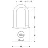 Yale Marine Padlock Long Bow 30 mm