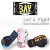 'Bay "Fresh Pink Mesh Boxing Gloves Black 10oz with Net