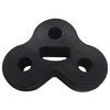 Exhaust-Rear Muffler Rubber Insulator Mount Bracket 3 Holes C2C32948 For