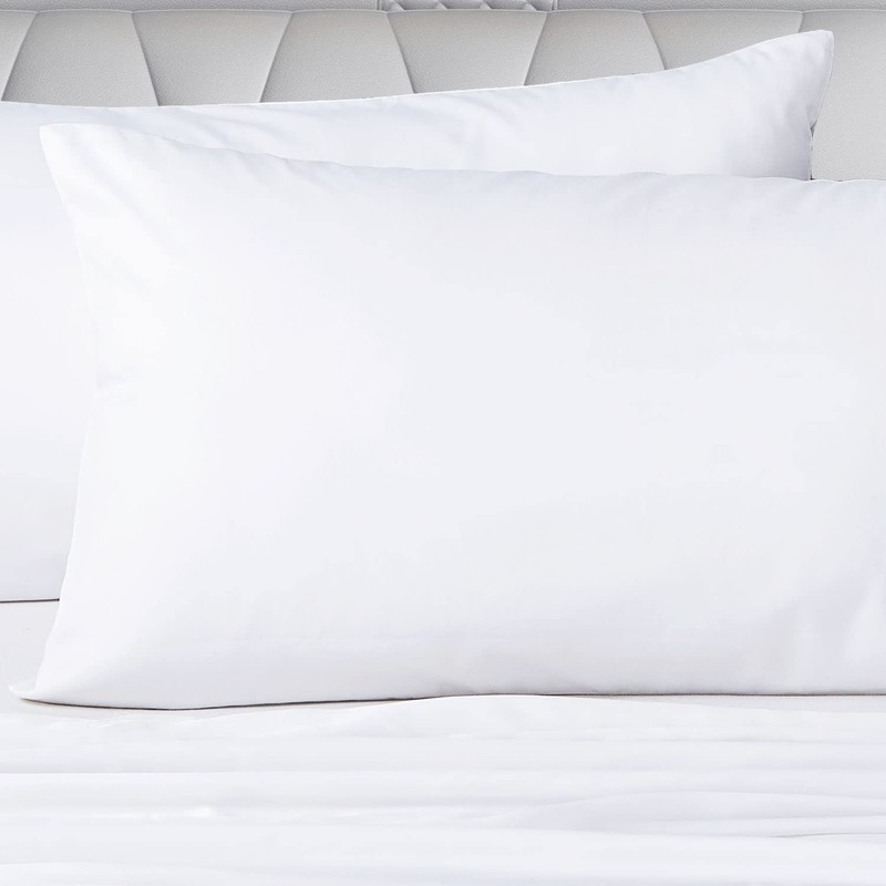 Set of 2 Luxton 100% 1000TC Cotton Pillowcases Standard Size