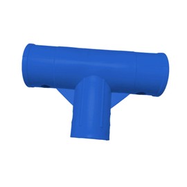 Colcolo Hose Adapter Pool Hose Tee Joint, Water Pipe T Connector, Easy Installation Waterproof Leakproof Universal Swimming Pool Accessory Tee Parts for 28273 Pipe Accessories Coupling Parts, Blue