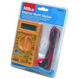 Hilka 34083000 Digital Multi-Meter,Yellow