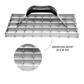 Grating Rabot Serrated Grinding Rasp Grinding Plane Cleaning Planer Grid Width 35 x 35 mm