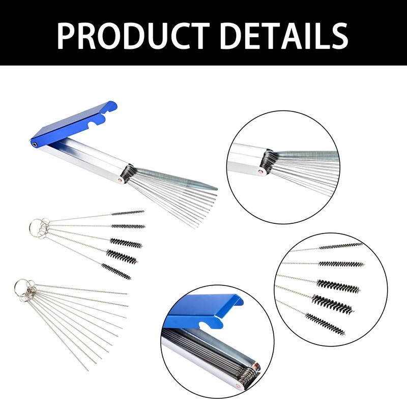 Torch Tip Cleaner,9 Pieces Carb Cleaning Kit,Wire Torch Tip Cleaner