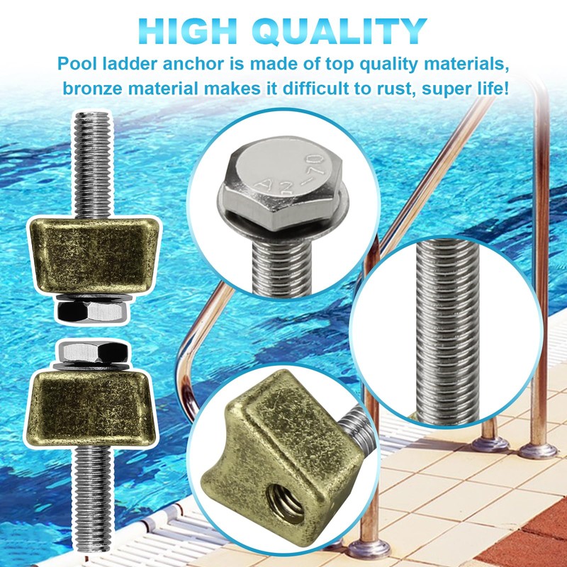 Screw Man Anchor Wedge Assembly PW Replacement (2 Pcs) for
