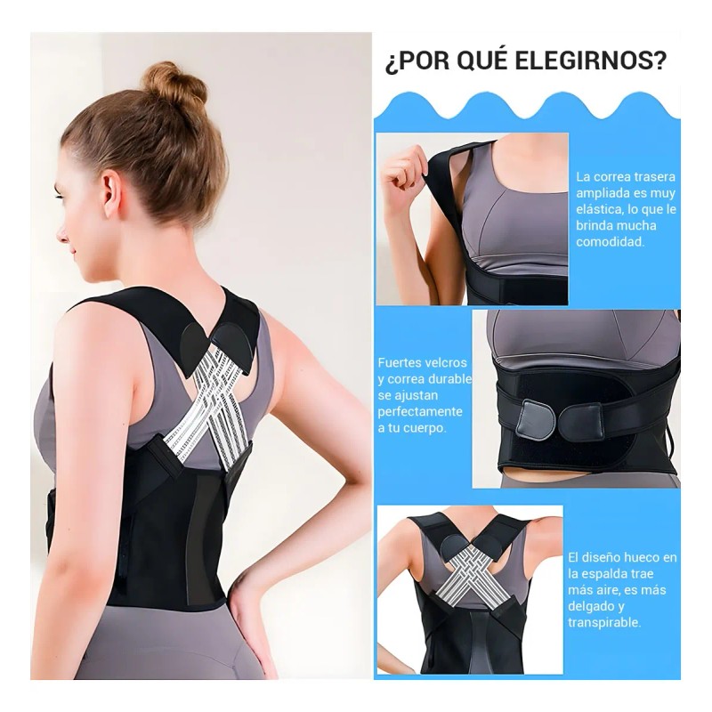 Faja Ortopdica Correctora De Postura Unisex Calidad