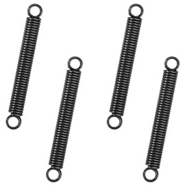 GUNGY Tension Springs with Hooks Piano Wire Tension Spring 50 mm Outer Diameter 6 mm Wire Diameter 1 mm Hook Angle 180 Degrees 2 Rounds Maximum Tensile Force 3.4 kg 1 x 6 x 50 mm Pack of 10