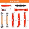 Screen Repair Tool,Window Roller,Spline Installer,9 in 1 Window Installation Tool,Screen