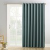 Sun Zero Easton Extra-Wide Blackout Grommet Sliding Patio Door Curtain