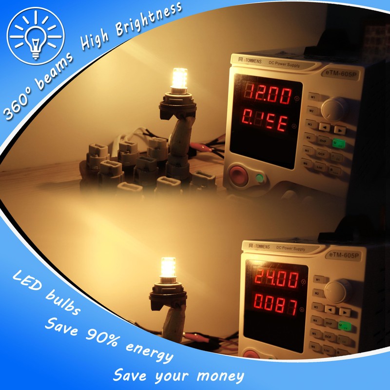 Heifymi BA15D AC/DC12-24 Volt LED Bulb, Double Contact/DC Bayonet Base,