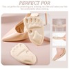 Baluue 5sets Forefoot Insoles Front Foot Pads Slip-resistant Half Insoles