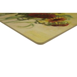 Mohawk Home Gathering Sunflowers Stain Resistant Cushioned Comfort Kitchen Mat, 18x30, Multicolor