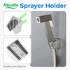 Shower Head Bracket Wall Mount | Hicello Solid Stainless Steel