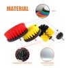 Keadic 4pcs Drill Brush Attachment Set, Electric Cleaning Brushes Set,Power