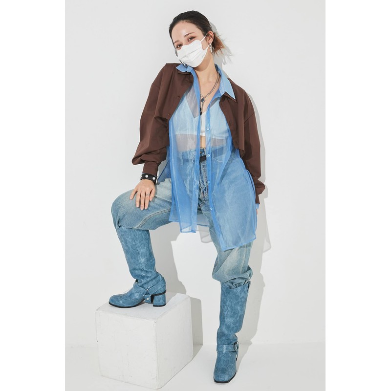 [D.masque] Deux. by ホワイト］For Ladies' & Men's【ウイルス飛沫99％カット・不織布3層構造・デザインマスク】 5枚入