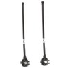 Toddmomy Bike Flag Pole for Handlebar Mount 2 Pack Outdoor