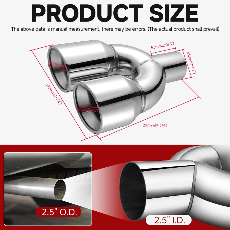 Dreamizer For Fiat Abarth 500 2.5" In 3.5" Out Quad
