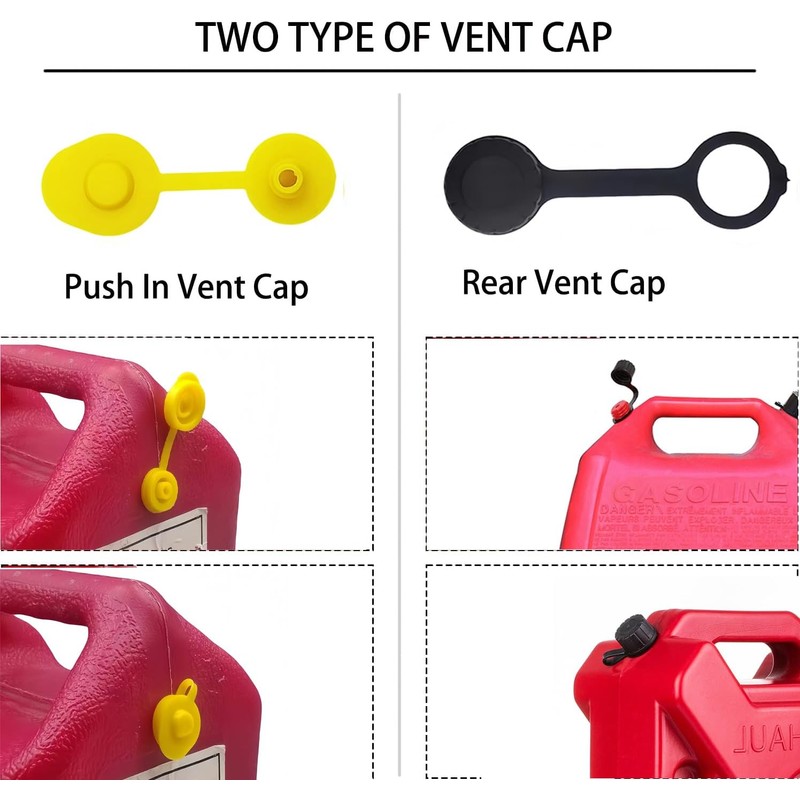 Gas Can Spout Replacement Universal Kit Leakproof Angle Nozzles Gasket