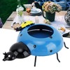 5.4cm Diameter Flower Pot Decor Ladybug Shaped Smoothing Surfaces Iron