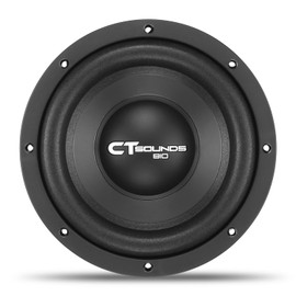 CT Sounds Bio 8” 600-Watt Dual 2-Ohm Car Subwoofer