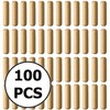 100PCS Kiln-Dried Hardwood Wooden Dowel Pins – Precision Fluted &