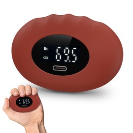 Hand Grip Strength Tester Trainer, Rechargeable Electronic Hand Dynamometer Up to 395 Lbs (180kg) Forearm - Gripper - Finger Grip Strengthener Exerciser, Stress Balls for Sport Home School Use