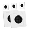 IWOWHERO 5pcs Cable Pass Through Wall Plate Rubber Gasket Easy