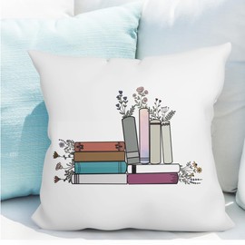 gfuhlre Pillow Covers, 18x18 Pillow Cover, Throw Pillow Covers, Music Album Gift Book Decorative Square Cushion Covers Pillowcase, Home Decorations for Couch Bed