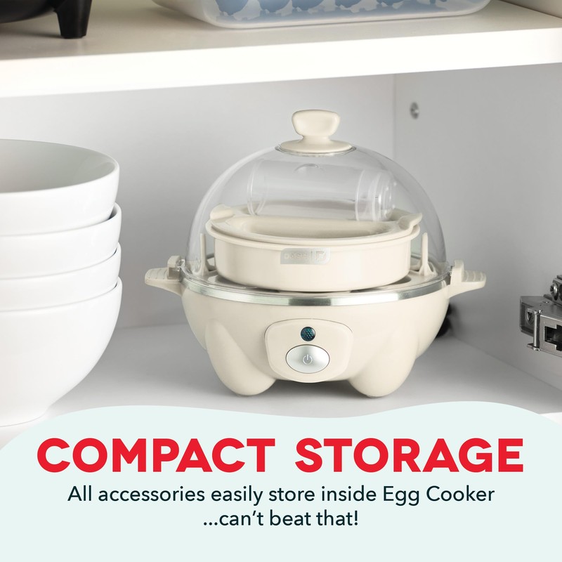 DASH Rapid Egg Cooker: 7 Egg Capacity Electric Egg Cooker