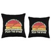 Sitarist Grandfather Real Grandpas play Sitar Throw Pillow