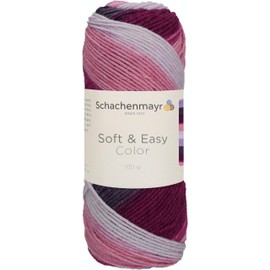 Schachenmayr Soft & Easy Colour, 100 g Berry Colour Hand Knitting Yarn