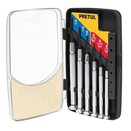 Pretul J-DEJ-6P, Juego con desarmadores metálicos de precisión , 6pzas, Pretul