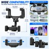 Rearview Mirror Phone Holder for Car, Adjustable Navigation Phone Mount