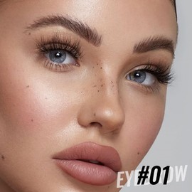 Double-Ended 2 IN 1 Eyebrow & Setting Gel, Brow Correcting Shaper,Quick-Drying Waterproof, Brush for Natural Definition,Smudge-Proof Finish (01#TAUPE-BROW+GLUE)