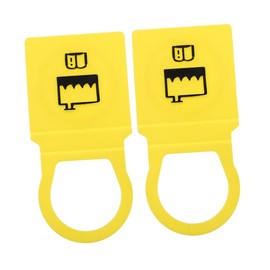 GANAZONO 2pcs Kettle Lid Radiator Reservoir Cover Coolant Cap Replacement Engine Coolant Cap Radiator Cooling Cap Radiator Tank Cap Tank Cap Replacements Yellow Plastic