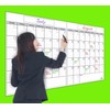 USI Opti ClearJumbo Monthly Dry Erase Wall Calendar, 2 Months,