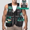 PISKGODSF Tool Vest for Men with Pocket can Safely Store