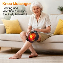 Knee Massager with Heat and Vibration Knee Heating Pad Heated Knee Brace Wrap
