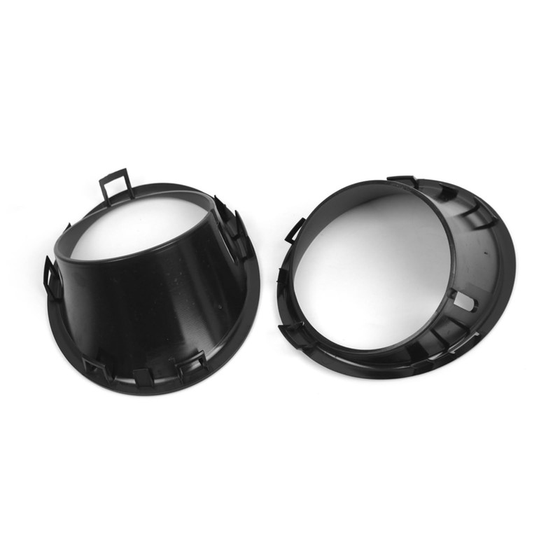 2 Trim Rings Fog Light Chrome Replacement for Mini Cooper