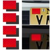 xbrtaia 4-Pack Reflective License Plate Stickers for New Jersey GDL
