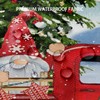 BIVINAR Christmas Gnomes Shower Curtains, Merry Christmas Buffalo Plaid Red