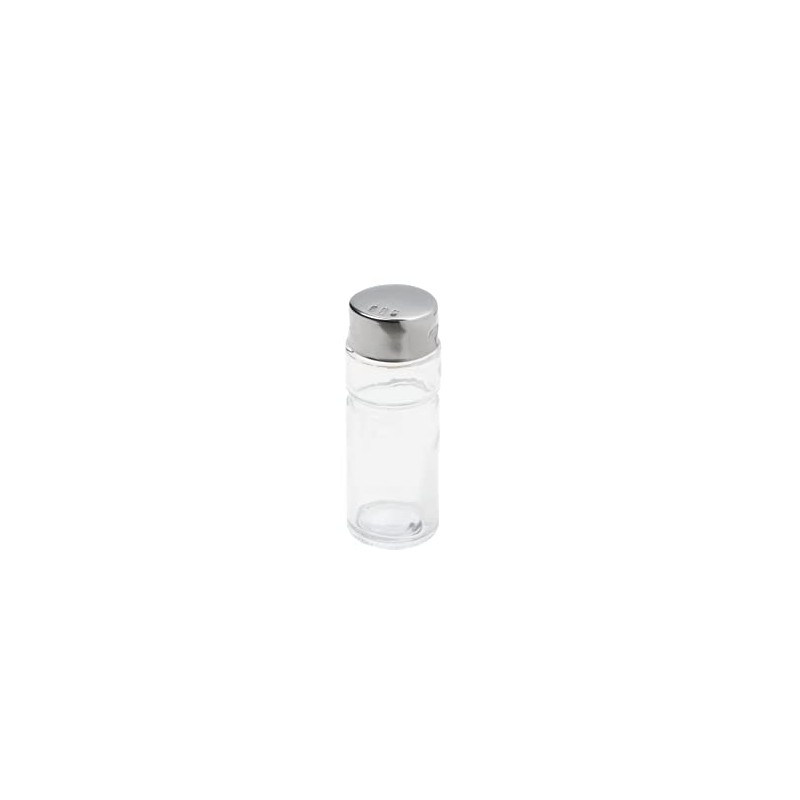 Fackelmann 12 Salzstreuer/Pfefferstreuer, Glas, transparent, 20 x 13,5 x 9,5 cm