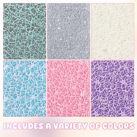 DIYEAH 6 Sets Scrapbook Paper Set Textured Paper Textured Scrapbook Backgrounds DIY Collage Journal Card Making Materials