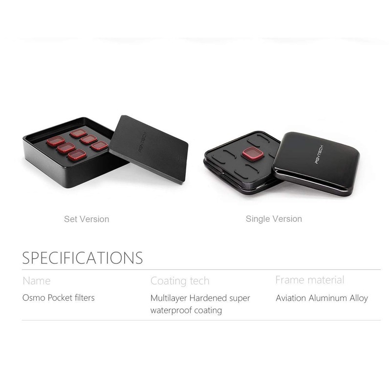 PGYTECH Filter for Osmo Pocket - GND Set (Professional) (ND8-GR