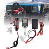 RC Car Metal Winch with Remote Controller Accessories fit for